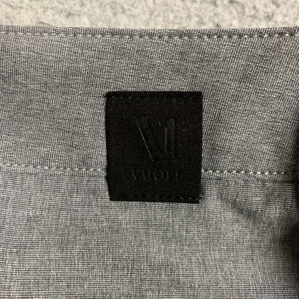 Vuori Aim Pants Mens Actual 36 x 31 Gray Stretch Athletic Slim Casual Commute - Picture 4 of 9